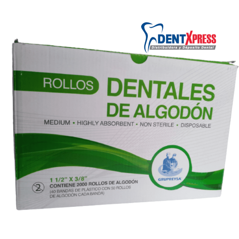 Caja de Rollos de Algodón 2 000pzas Reysa Depósito Dental DentXpress