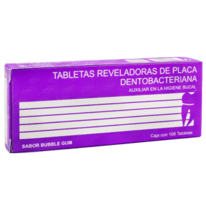 Tabletas Reveladoras de Placa Dentobacteriana con Sabor