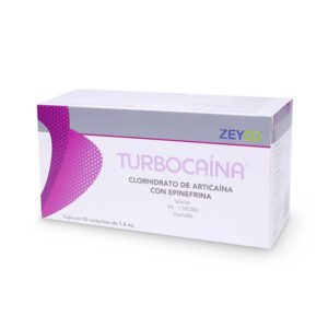 anestesia turbocaina zeyco