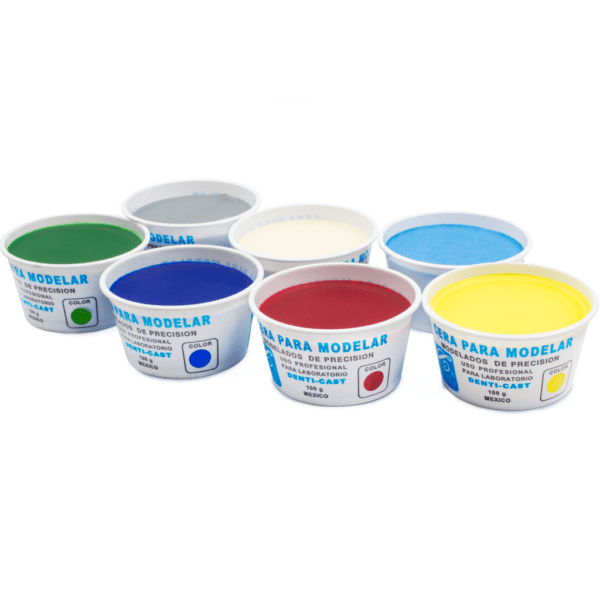 Cera para Modelar Tarro Colores DentiCast