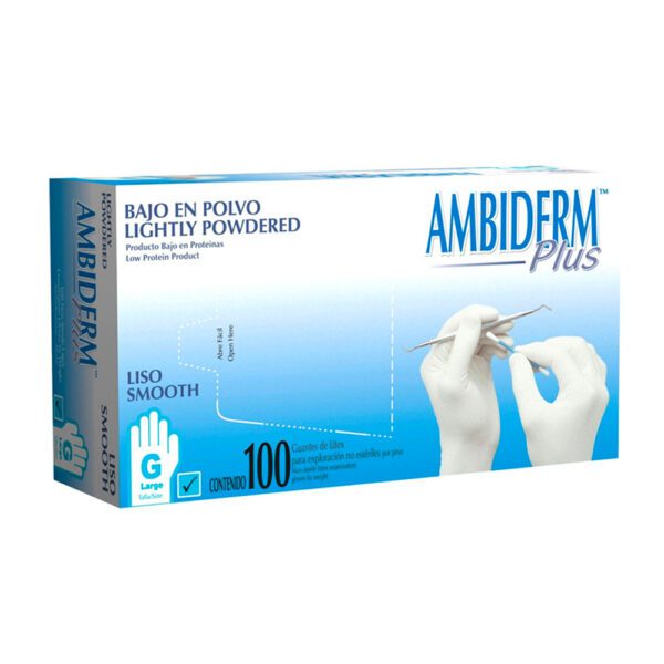 Guante de Látex Ambiderm Plus