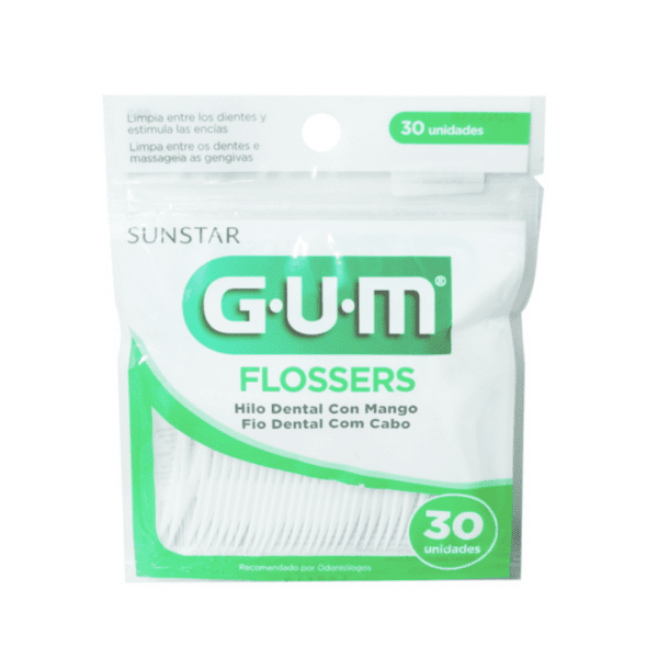 Hilo Dental Flossers Gum Con Mango