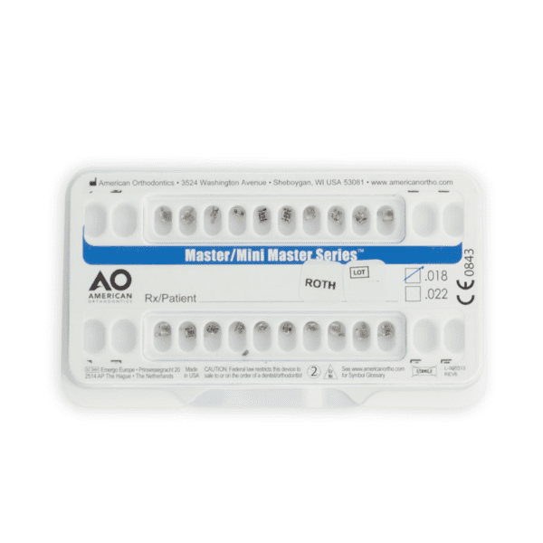 Brackets Mini Master Roth .018 American Orthodontics