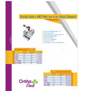 Alternative view of Brackets Mini MBT .022 Elegance OrthoSoul