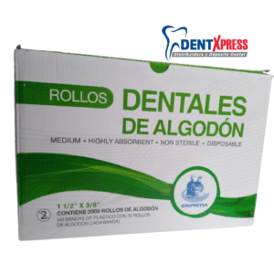 Caja de Rollos de Algodón 2,000pzas Reysa