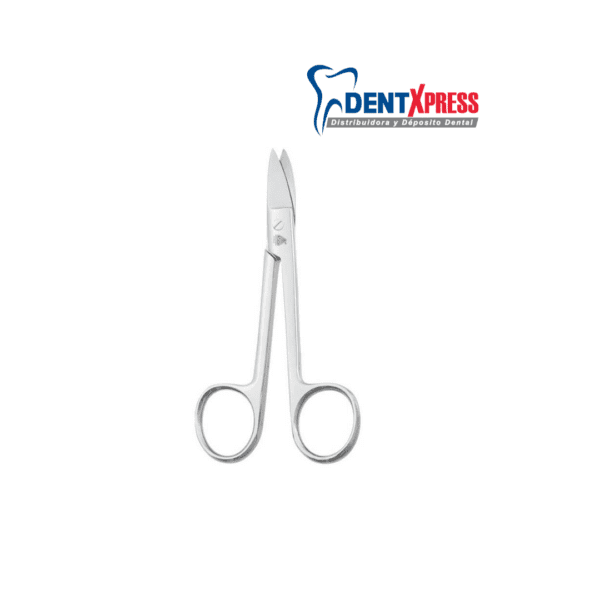 Tijera Para Oro Curva S/Diente  11cm 6b Invent Germany Cortar Coronas