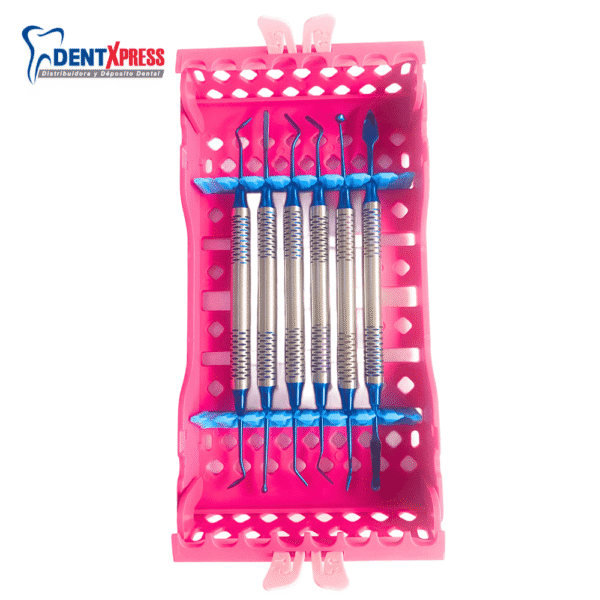 Kit de Espátulas Para Resina | Espátulas Para Resina + Cassette de Esterilización