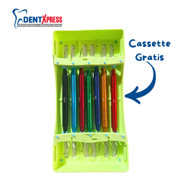 Curetas Gracey Colors Con Cassette Gratuito Kit