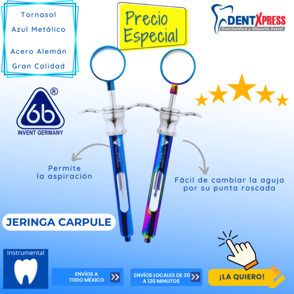 Jeringa Carpule Colores 6b Invent Germany