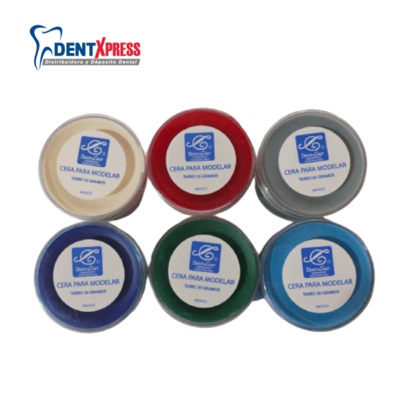 Cera para Modelar Tarro 30gr Colores DentiCast