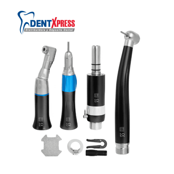 Kit Piezas de Mano Alta Velocidad y Baja Velocidad Negro