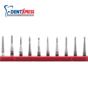 Kit de Fresas de Diamante Pediátrico 10 Pzas