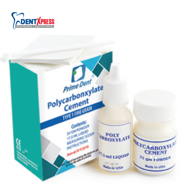 Cemento de Policarboxilato 32gr y 17.5ml Prime Dental