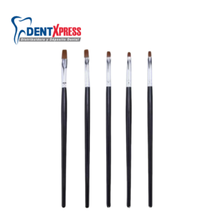 Pinceles de Pelo Suave Juego con 5 Piezas